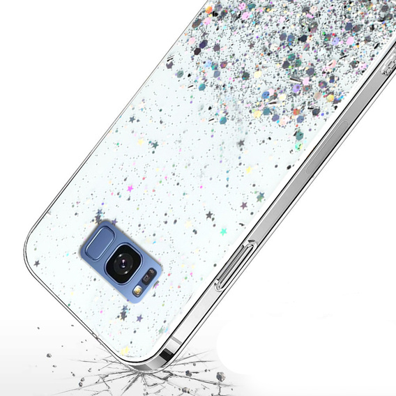 Etui do Samsung Galaxy S8+ Plus, Glittery, przezroczyste