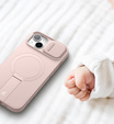 Etui do iPhone 13/14, Suritch Shockproof, do MagSafe, różowe