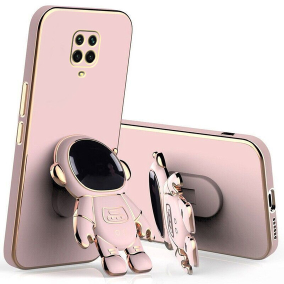 Etui do Xiaomi Redmi Note 9 Pro / 9s, Astronaut, różowe rose gold