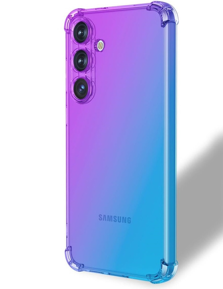 Etui Gradient Dropproof do Samsung Galaxy A56 5G, Fioletowe / niebieskie