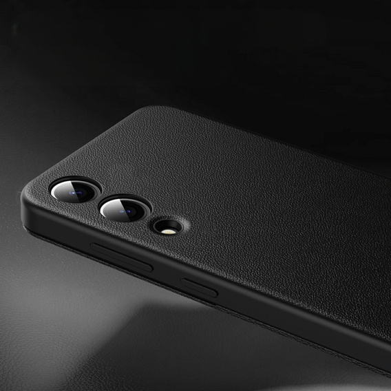 Etui do Samsung Galaxy S25 Edge – Smart View z kieszenią na kartę, czarne
