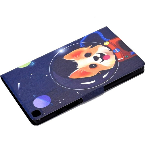 Etui do Samsung Galaxy Tab A7 Lite 8.7 T220 / T225, astronaut dog