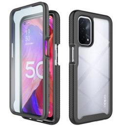 Etui do OPPO A54 5G/A74 5G, Shockproof, z folią, czarne