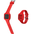 Pasek Silikonowy do Garmin Vivofit Jr 3, Czerwony