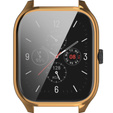 2w1 Etui z osłoną na ekran do Amazfit GTS 4, Złote