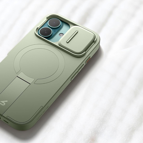 Etui do iPhone 16 Plus, Suritch Shockproof, do MagSafe, zielone