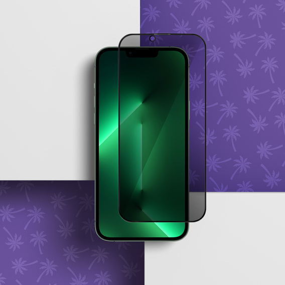 Szkło Hartowane Prywatyzujące Shy Palm do iPhone 13 Pro Max