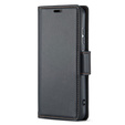 Etui do Realme 12 Pro 5G / 12 Pro+ 5G, ERBORD Glossy Litchi, portfel z klapką, czarne