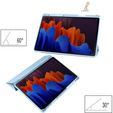 Etui do Samsung Galaxy Tab S7 Plus / Tab S7 FE, Smartcase Hybrid, z miejscem na rysik, niebieskie