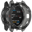 Etui Ochronne Silikonowe do Garmin Fenix 6 / 6 Pro, Case, Przezroczyste Czarne