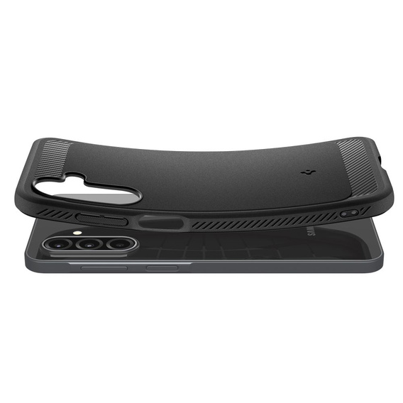 Etui Spigen do Samsung Galaxy A17 4G/5G, Rugged Armor MagSafe, czarne