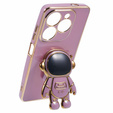 Etui do Infinix Hot 40i, Astronaut, fioletowe