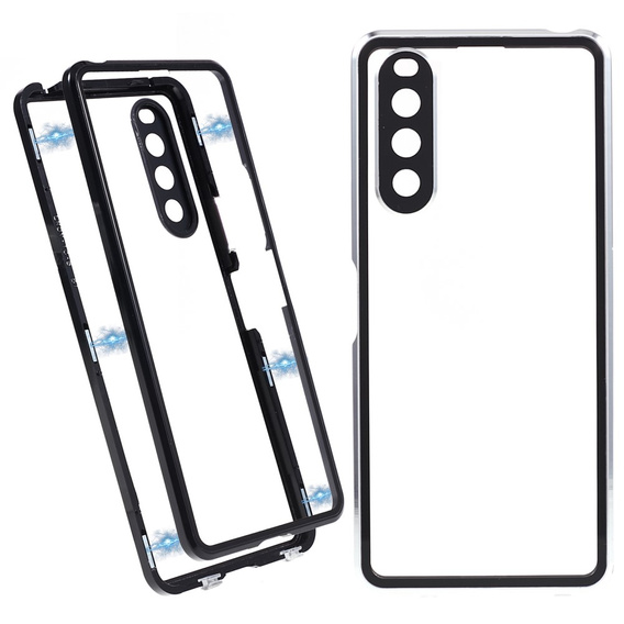 Etui Magnetyczne do Sony Xperia 10 V, czarne