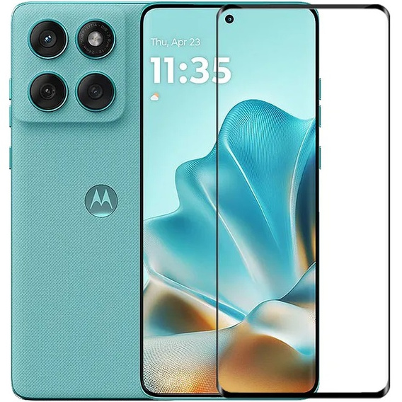 Szkło Hartowane 3D do Motorola Edge 60 / 60 Fusion, czarna ramka
