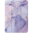 Stylowe etui do Lenovo Tab M11 – Smartcase Hybrid Marble fioletowe