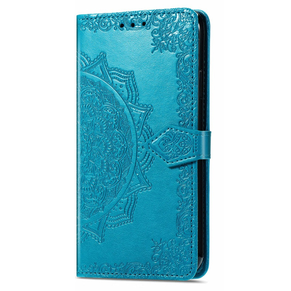 Etui z klapką do Huawei nova 8i, Mandala, niebieskie