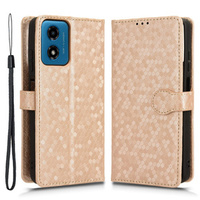 Etui z klapką do Motorola Moto G24 / G24 Power / G04, Wallet Rhombus, różowe