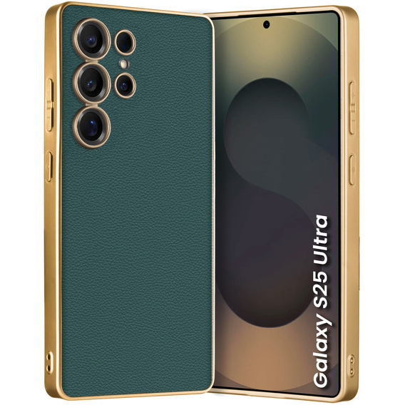 Etui do Samsung Galaxy S25 Ultra, GKK Leather, zielone