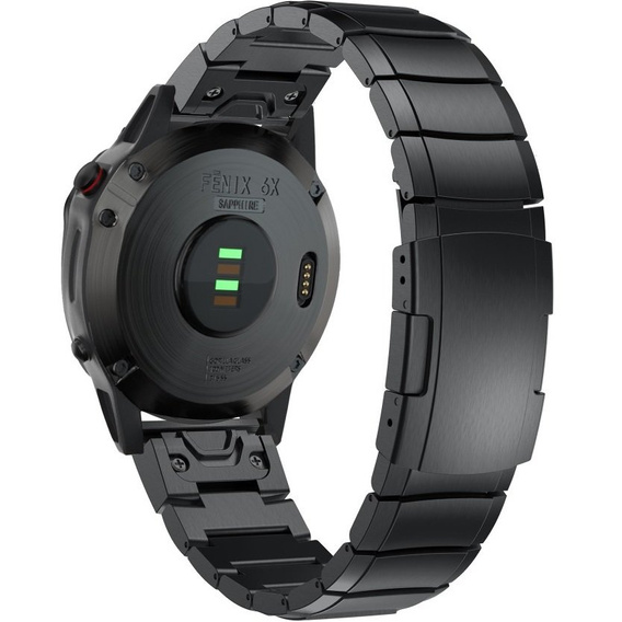 Bransoleta stalowa Quickfit 26mm do Garmin, Czarna