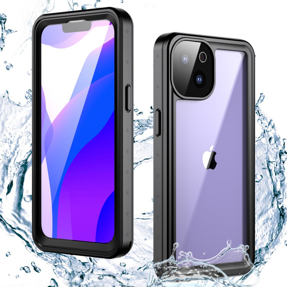 Etui Wodoodporne IP68 do iPhone 13, czarne