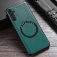 Etui do Samsung Galaxy A34 5G, Leather Hybrid MagSafe, zielone