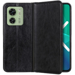 Etui do Motorola Edge 40 5G, Wallet Litchi Leather, czarne