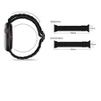 Pasek nylonowy do Apple Watch 1/2/3/4/5/6/7/8/9/10/11/SE 38/40/41/42mm, Czarny