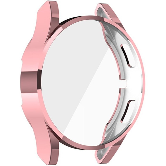 Etui z osłoną na ekran do Samsung Galaxy Watch 4 44mm, Różowy