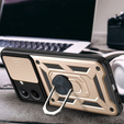 Etui pancerne do Xiaomi Redmi A5, CamShield Slide, złote