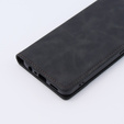 Etui do Oppo A78 4G, ERBORD Vintage portfel z klapką, czarne