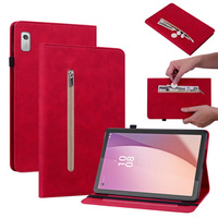 Etui do Lenovo Tab M9, Wallet Pen Slot, czerwone