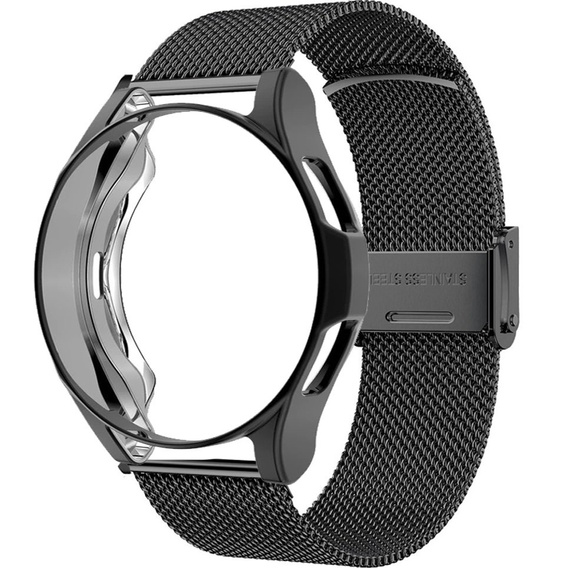 Bransoleta + Etui do Samsung Galaxy Watch 4 Classic 46mm, Czarny