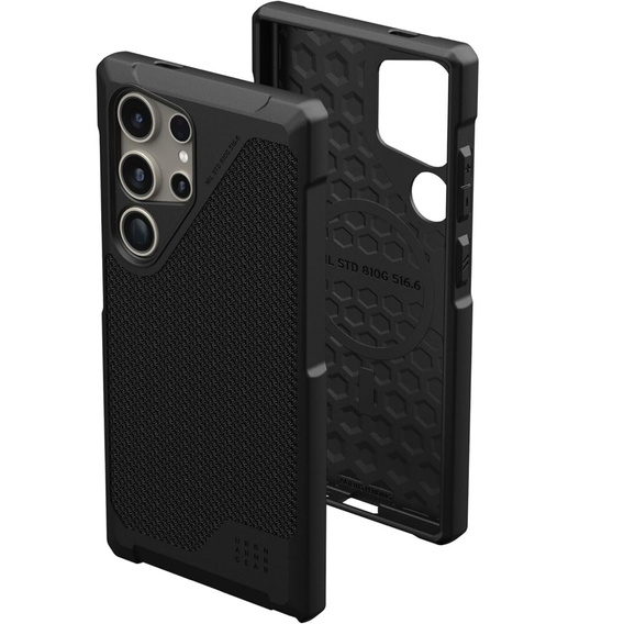 Etui Urban Armor Gear do Samsung Galaxy S24 Ultra, Metropolis LT MagSafe Kevlar, czarne