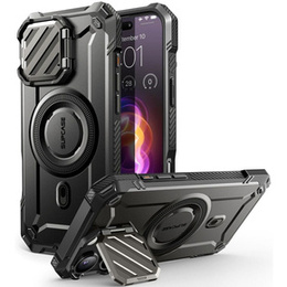 Etui Supcase do iPhone 16, Unicorn Beetle XT, Czarne