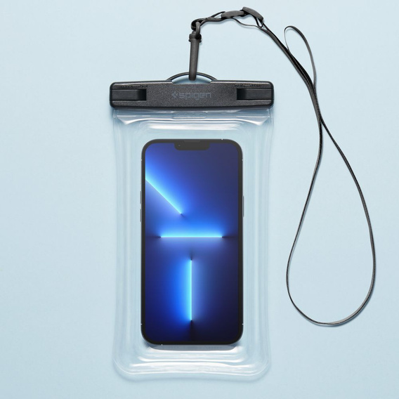 Wodoszczelne przezroczyste i unoszące się na wodzie etui Spigen A610 Universal Waterproof Float Case