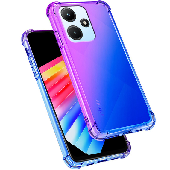 Etui Gradient Dropproof do Infinix Hot 30i, Fioletowe / niebieskie