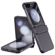 Etui do Samsung Galaxy Z Flip7 FE / Z Flip6, PC Case, ze szkłem, czarne