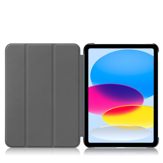 Etui do iPad 10.9" 2022 (10 gen.) / iPad 11" 2025 A16 (11 gen.), Smartcase z miejscem na rysik, szare