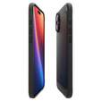 Etui Spigen do iPhone 16 Plus, Rugged Armor MagSafe, czarne + Szkło Hartowane 9H