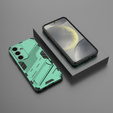 Etui do Samsung Galaxy A36 5G, Military kickstand, zielone