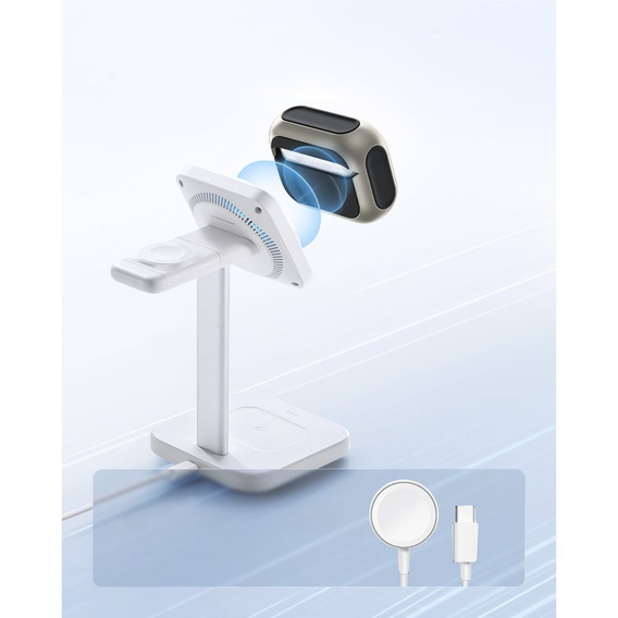 ESR Etui na słuchawki Airpods Pro 3, Orbit Halolock MagSafe, titanium