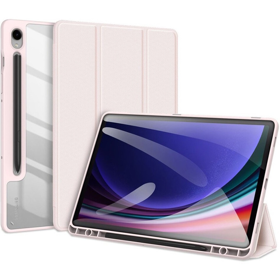 Etui do Samsung Galaxy Tab S10 Lite / S10 FE / S9 FE, Dux Ducis TOBY, różowe
