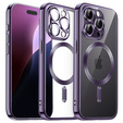 Etui do iPhone 16 Pro Max, Electro MagSafe, fioletowe + Szkło na ekran