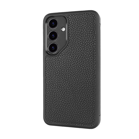 Etui skórzane do Samsung Galaxy S24, ERBORD LeatherGuard, czarne