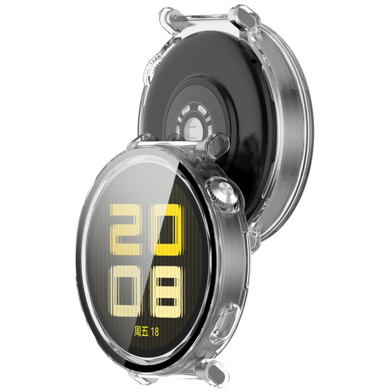 2w1 Etui + Szkło Hartowane do Huawei Watch GT 5 41mm, Przezroczyste