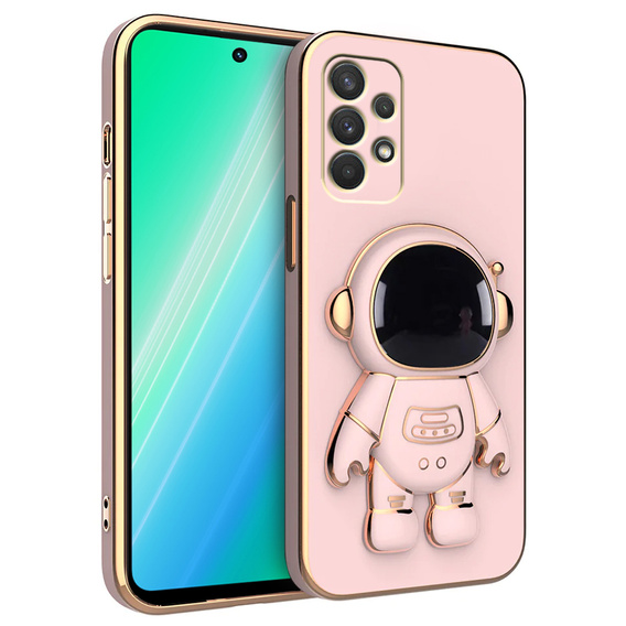 Etui do Samsung Galaxy A33 5G, Astronaut, różowe rose gold