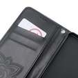 Etui z klapką do Oppo A79 5G, Butterfly, czarne