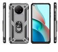 Etui pancerne do Xiaomi Redmi Note 9T 5G, Nox Case Ring, srebrne