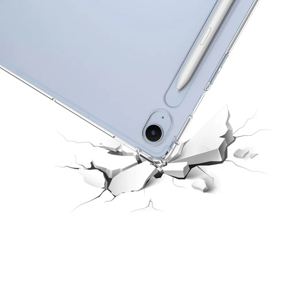 Etui do Samsung Galaxy Tab S10 FE+ Plus, Silikonowe, przezroczyste