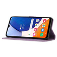 Etui z klapką do Samsung Galaxy A55 5G, Butterfly, fioletowe